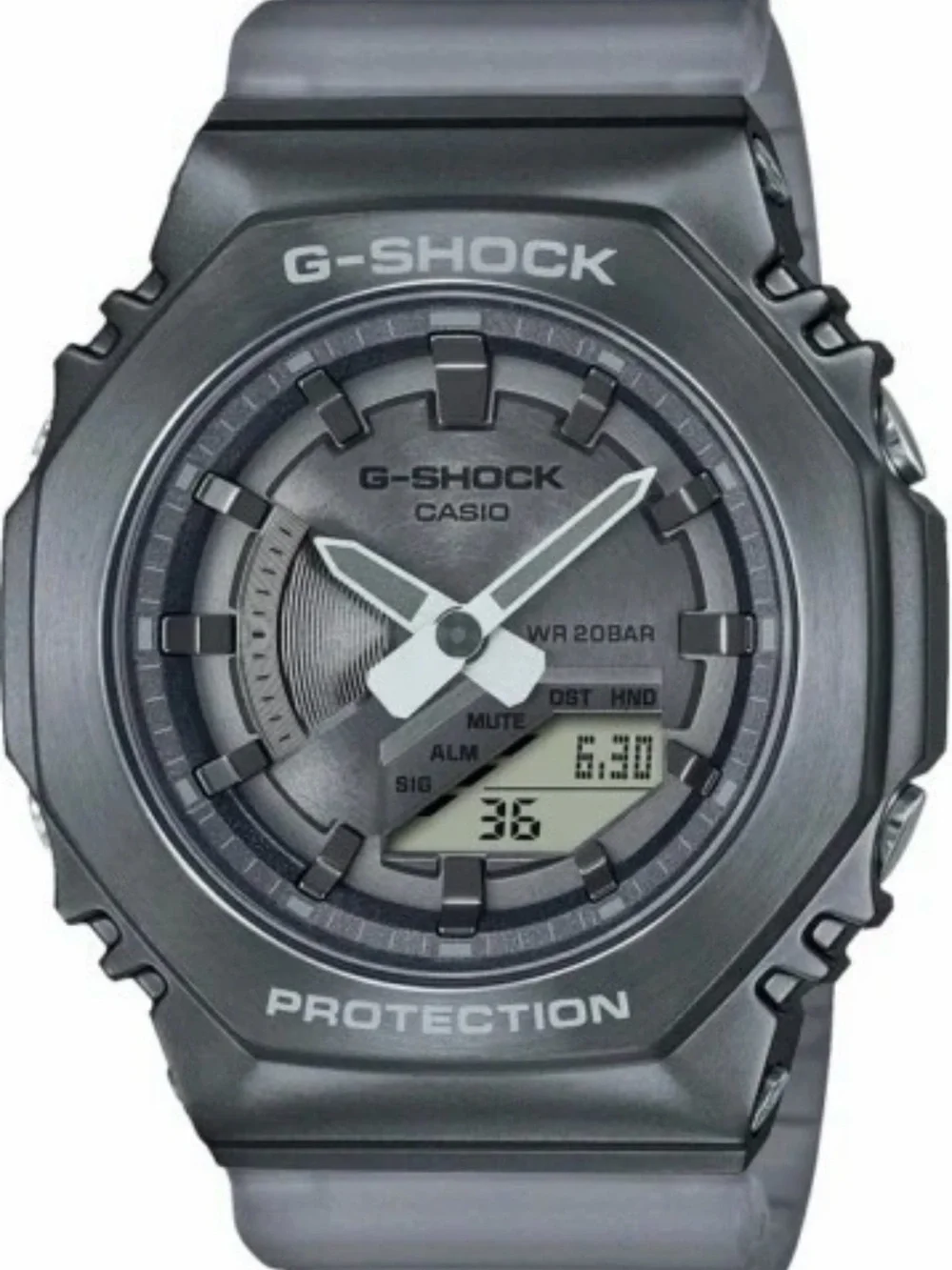 Casio G-Shock GMS2100MF-1A Ana-Digi Black Mens Watch